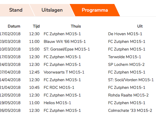 Programma online